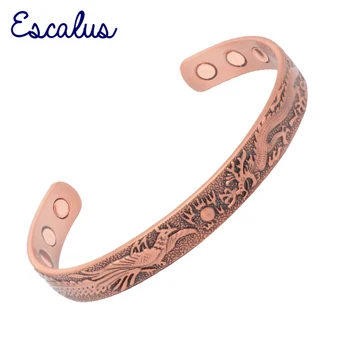 Escalus Phenix Fashion Jewelry Pure Copper Bangle For Women Vintage Magnetic Men Bracelet Jewelry Gift Wristband Charm
Escalus Phenix Fashion Jewelry Pure Copper Bangle For Women Vintage Magnetic Men Bracelet Jewelry Gift Wristband Charm