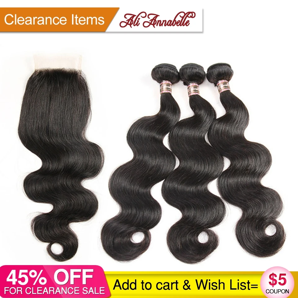 ALI ANNABELLE HAIR Brazilian Body Wave Remy Human Hair Bundles With Closure Brazilian Human Hair Weave Bundles with Closure
ALI ANNABELLE HAIR Brazilian Body Wave Remy Human Hair Bundles With Closure Brazilian Human Hair Weave Bundles with Closure