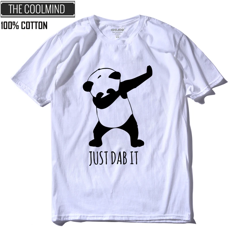 COOLMIND DA0111A 100% cotton summer loose just dab it panda print men t shirt casual short sleeve mens tshirt o-neck tee shirts
COOLMIND DA0111A 100% cotton summer loose just dab it panda print men t shirt casual short sleeve mens tshirt o-neck tee shirts