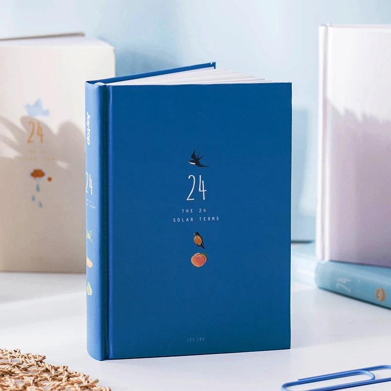 24 Solar Terms" Cute Hard Cover Daily Planner Study Diary Notebook Notepad Stationery Gift
24 Solar Terms" Cute Hard Cover Daily Planner Study Diary Notebook Notepad Stationery Gift