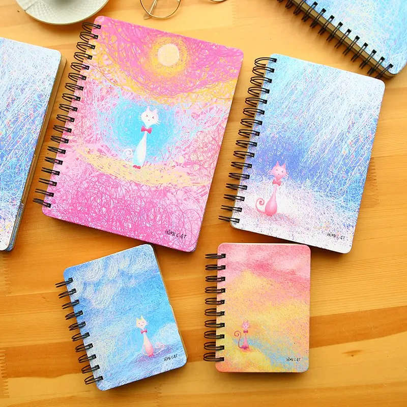 South Korea stationery thick coil notebook notepad lovely students creative leather A5 diary book wholesale
South Korea stationery thick coil notebook notepad lovely students creative leather A5 diary book wholesale