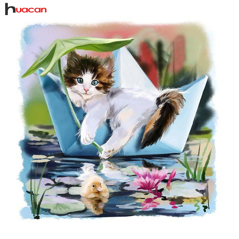 Huacan Wall Decor Diamond Painting Animal Cross Stitch Kits Handmade DIY Diamond Embroidery Cat Patterns Rhinestones Art
Huacan Wall Decor Diamond Painting Animal Cross Stitch Kits Handmade DIY Diamond Embroidery Cat Patterns Rhinestones Art