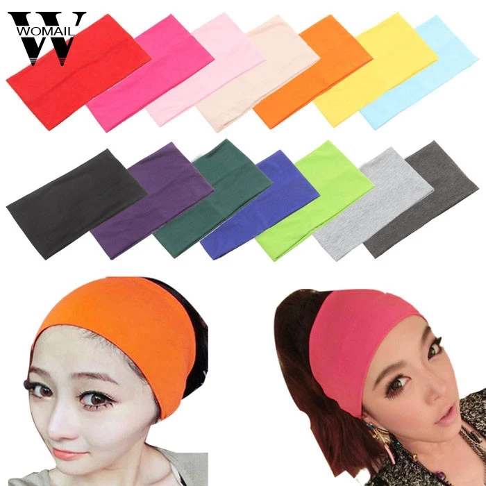 Woman Headband New Turban Solid Yoga exercise elastic headband Girls Makeup Fabric Elastic Hair Band Knotted Hair
Woman Headband New Turban Solid Yoga exercise elastic headband Girls Makeup Fabric Elastic Hair Band Knotted Hair