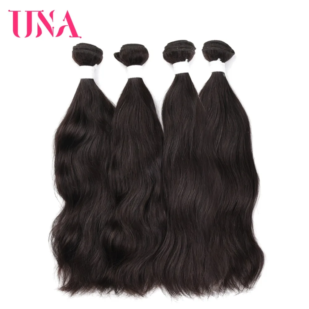 UNA Brazilian Natural Hair Weaves 4 Bundles Deal Natural Color Human Hair Weaves Non Remy Natural Wave Hair Bundles 8-26 Inches
UNA Brazilian Natural Hair Weaves 4 Bundles Deal Natural Color Human Hair Weaves Non Remy Natural Wave Hair Bundles 8-26 Inches