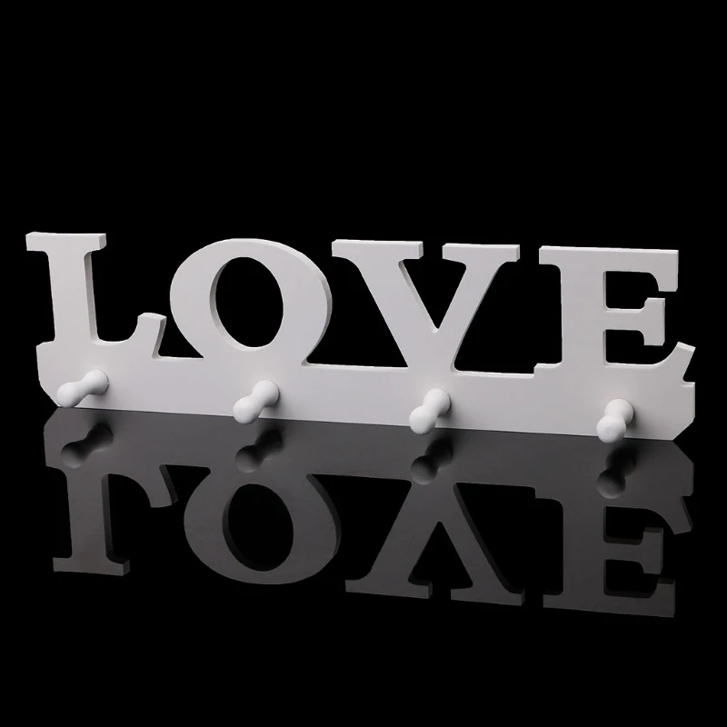 Wooden LOVE Hanger 4 Hooks On The Wall Bathroom Door Hanger Hooks For Key Clothes Bag Holder Porta Chave Parede
Wooden LOVE Hanger 4 Hooks On The Wall Bathroom Door Hanger Hooks For Key Clothes Bag Holder Porta Chave Parede