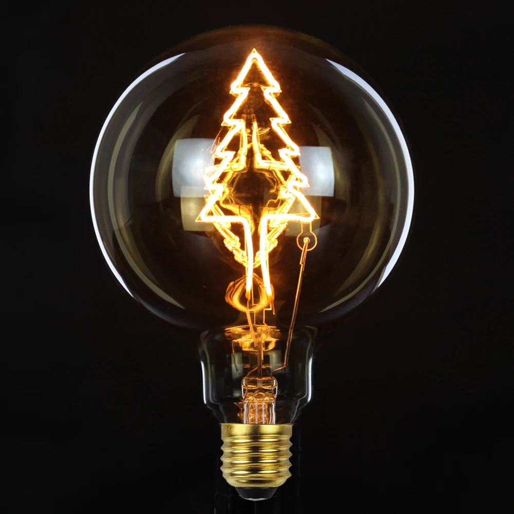 TIANFAN Edison Vintage Bulbs G125 Curved Christmas Tree Led Filament Bulb 4W 220/240V E27 Decorative Light Bulb Table Lamp Bulb
TIANFAN Edison Vintage Bulbs G125 Curved Christmas Tree Led Filament Bulb 4W 220/240V E27 Decorative Light Bulb Table Lamp Bulb