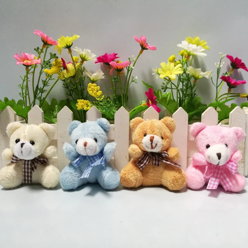 20pcs/lot 5.5cm(2.2") Plush Animals Miniature Tiny Small Sitting Teddy Bear With Grid Bow Pink Brown Beige Blue Doll House
20pcs/lot 5.5cm(2.2") Plush Animals Miniature Tiny Small Sitting Teddy Bear With Grid Bow Pink Brown Beige Blue Doll House