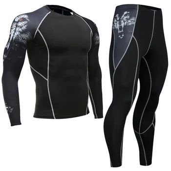 Men Compression Running jogging Suits Clothing Sports Set Long t shirt And Pants Gym Fitness workout Tights clothes 2pcs / sets 
Men Compression Running jogging Suits Clothing Sports Set Long t shirt And Pants Gym Fitness workout Tights clothes 2pcs / sets