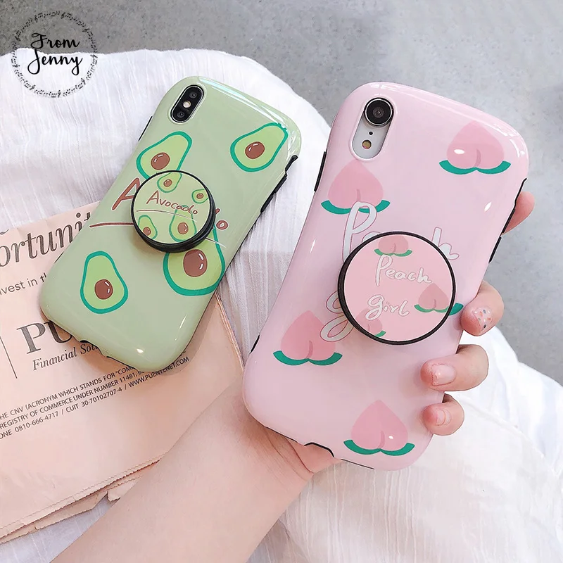From Jenny Summer fruit for iPhone x xr xs max 6 6s 7 8 Plus lazy bracket mobile phone protection soft shell
From Jenny Summer fruit for iPhone x xr xs max 6 6s 7 8 Plus lazy bracket mobile phone protection soft shell