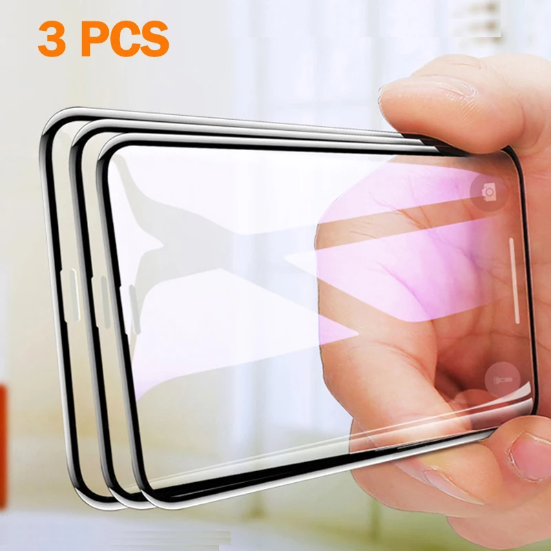 3PCS Screen protector Tempered Glass for IPhone X XR XS Max 8 7 6 6S Plus 5 5S SE Screen Protector Film Phone Verre Tremp Coque
3PCS Screen protector Tempered Glass for IPhone X XR XS Max 8 7 6 6S Plus 5 5S SE Screen Protector Film Phone Verre Tremp Coque