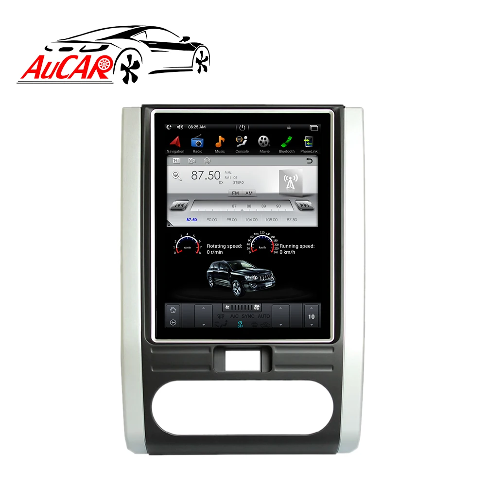 Автомобильный радиоприемник в стиле Tesla Android 8 1 GPS навигация для NISSAN X TRAIL 2007 2008 2009