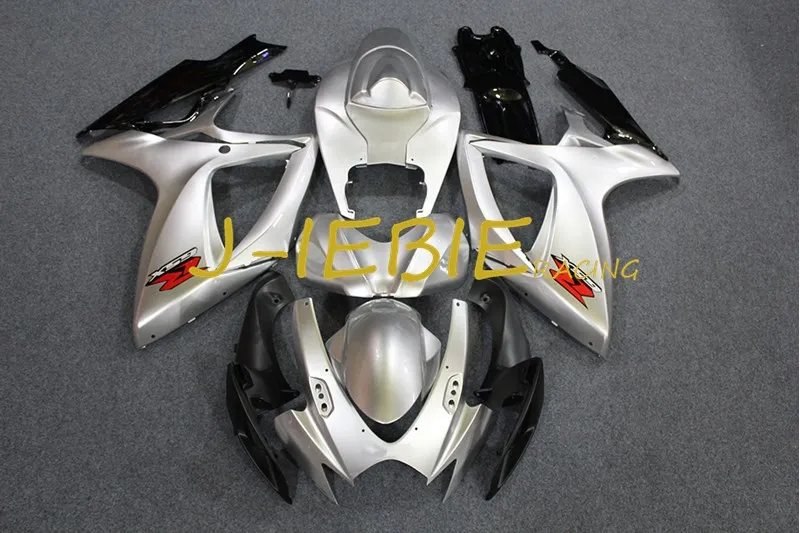 Silver Black Injection Fairing Body Work Frame Kit for SUZUKI GSXR 600/750 GSXR600 GSXR750 2006 2007
Silver Black Injection Fairing Body Work Frame Kit for SUZUKI GSXR 600/750 GSXR600 GSXR750 2006 2007
