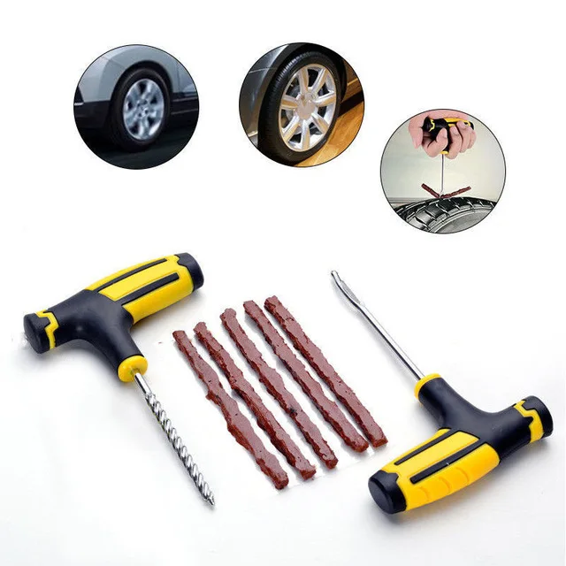 Car Tire Repair Tool Tire Repair Kit Tool Set Auto Bike Tubeless Tire Tyre Puncture Plug Garage Car Accessories
Car Tire Repair Tool Tire Repair Kit Tool Set Auto Bike Tubeless Tire Tyre Puncture Plug Garage Car Accessories