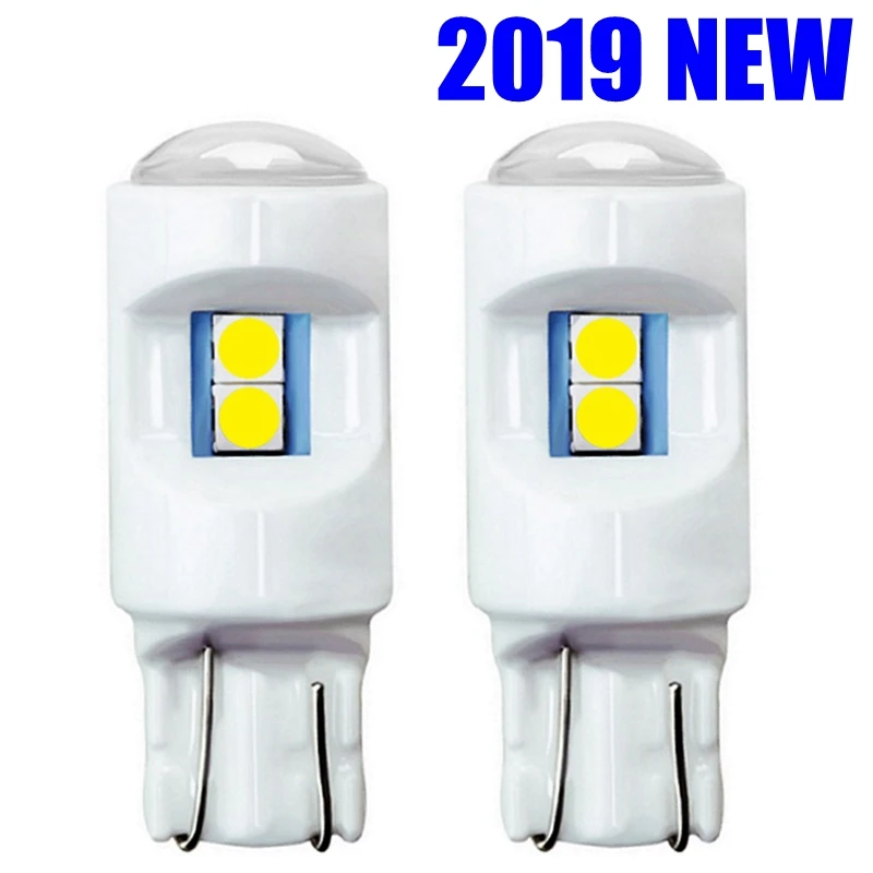 2PCS T10 W5W 168 501 2825 Ceramic Super Bright 3030 LED Wedge Car Interior Reading Lamps License Plate Lights Auto Parking Bulbs
2PCS T10 W5W 168 501 2825 Ceramic Super Bright 3030 LED Wedge Car Interior Reading Lamps License Plate Lights Auto Parking Bulbs
