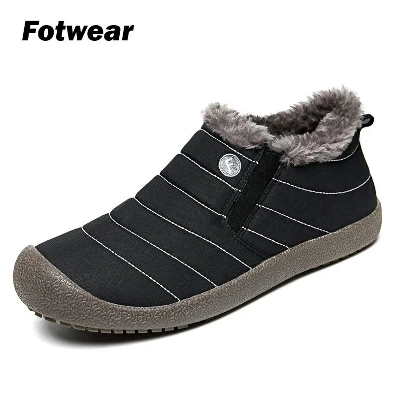 Fotwear/мужские хорошо сделанные зимние ботинки водонепроницаемые Прочная