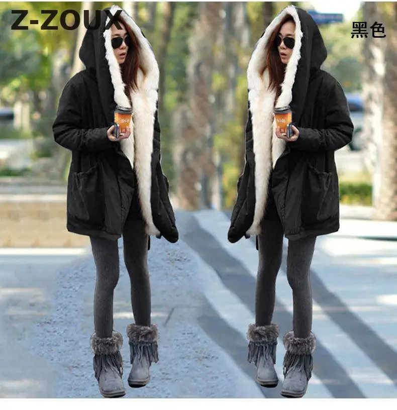 Z-ZOUX Women Coat Women Winter Coats Fake Fur Patchwork Drawstring Long Hooded Coat Female Black Blue Red Green Winter Jacket
Z-ZOUX Women Coat Women Winter Coats Fake Fur Patchwork Drawstring Long Hooded Coat Female Black Blue Red Green Winter Jacket