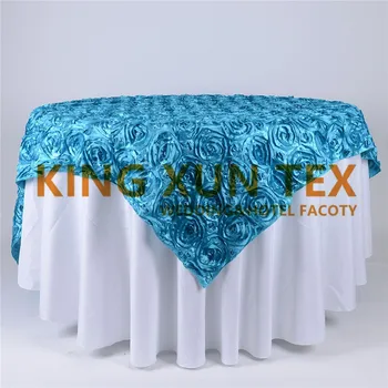 90" Square Satin Rosette Table Overlay For Wedding Table Cloth Decoration Free Shipping
90" Square Satin Rosette Table Overlay For Wedding Table Cloth Decoration Free Shipping