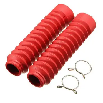 VODOOL 2pcs Red Rubber Motorcycle Front Fork Cover Gaierts Gators Boot Shock Protector Dust Guard for Off Road Pit Dirt Bike
VODOOL 2pcs Red Rubber Motorcycle Front Fork Cover Gaierts Gators Boot Shock Protector Dust Guard for Off Road Pit Dirt Bike