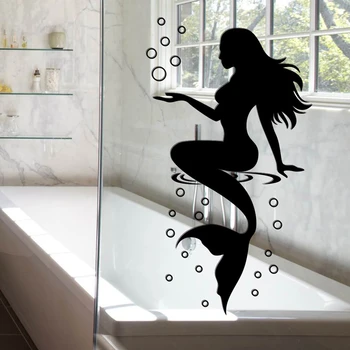 Mermaid PVC wall Stickers for Home Decoration Bathroom Glass Wallpaper Removable Waterproof Environmental Protection Wallpaper
Mermaid PVC wall Stickers for Home Decoration Bathroom Glass Wallpaper Removable Waterproof Environmental Protection Wallpaper