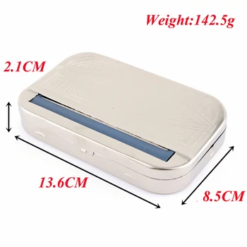 110MM Manual cigarettes tobacco rolling machine cigar case metal box tobacco storage holder container smoking accessories
110MM Manual cigarettes tobacco rolling machine cigar case metal box tobacco storage holder container smoking accessories