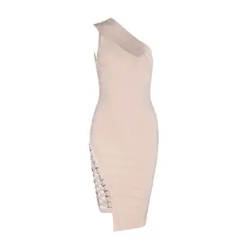 Top Quality HL One Shoulder Irregular Hollow Out Bandage Dress Hot Cocktail Party Slim Dress
Top Quality HL One Shoulder Irregular Hollow Out Bandage Dress Hot Cocktail Party Slim Dress