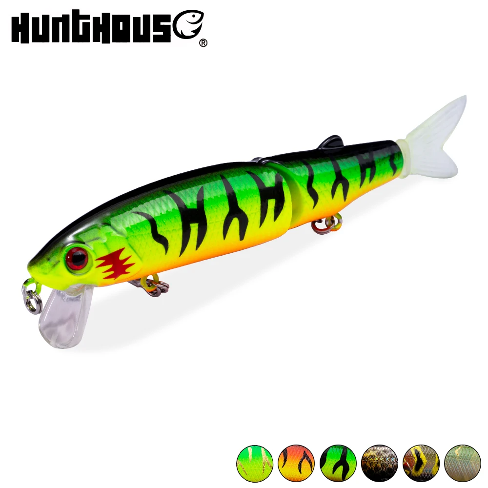 Hunthouse jackall magallon pike lure 11.3cm 13.7g jointed bait soft tail minnow lure VMC hook diving swimbaits slow sinking bait
Hunthouse jackall magallon pike lure 11.3cm 13.7g jointed bait soft tail minnow lure VMC hook diving swimbaits slow sinking bait