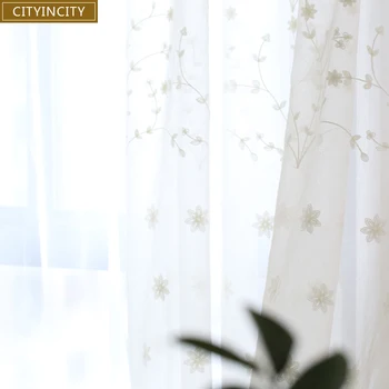CITYINCITY Embroidered White Curtains For livingroom Voile Children girls Tulle Curtain for Kitchen and Bedroom Customized
CITYINCITY Embroidered White Curtains For livingroom Voile Children girls Tulle Curtain for Kitchen and Bedroom Customized