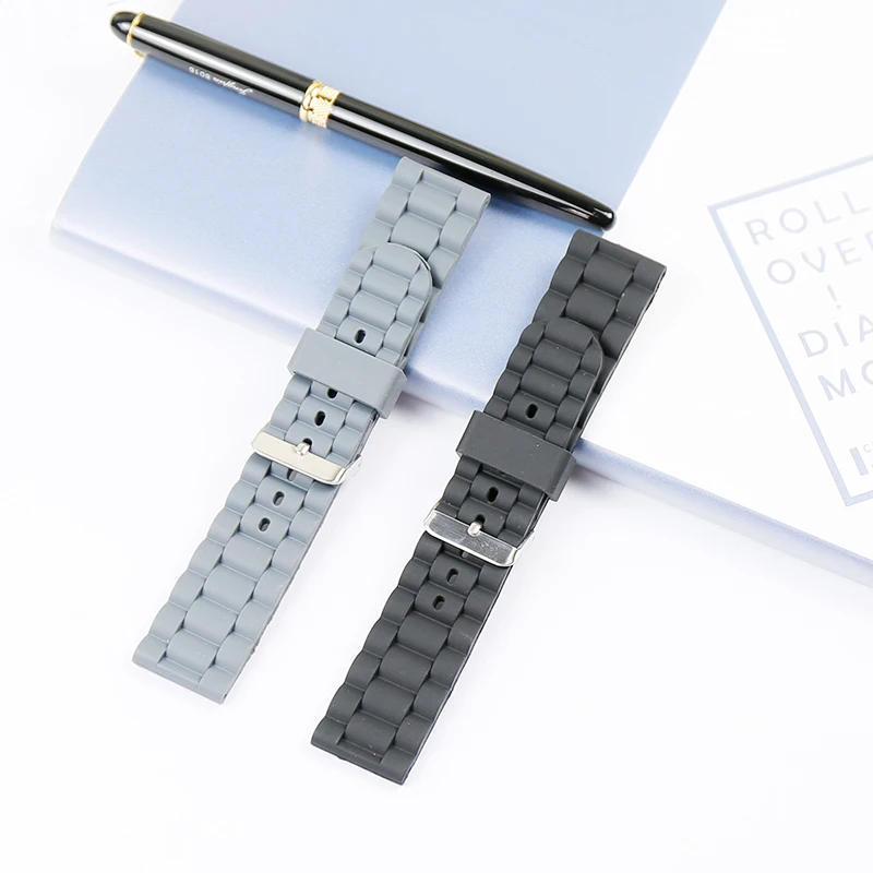 High quality silicone strap men's hands Table accessories pin buckle 24mm outdoor sports waterproof rubber strap women band
High quality silicone strap men's hands Table accessories pin buckle 24mm outdoor sports waterproof rubber strap women band