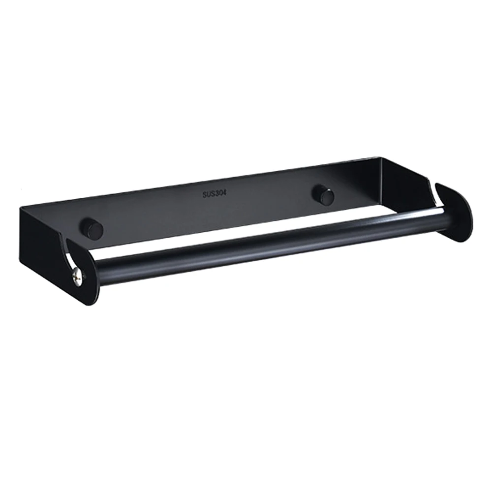 Paper Towel Holder Stainless Steel Black Kitchen Shelf Plastic Wrap Roll Holder Stainless Steel
Paper Towel Holder Stainless Steel Black Kitchen Shelf Plastic Wrap Roll Holder Stainless Steel