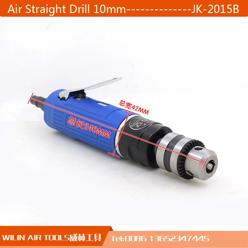 Pneumatic Tools 2015B Air Straight Drill 10mm Rubber Handle 3/8 inch Reversible Air Drill stright type Power 4000 rpm
Pneumatic Tools 2015B Air Straight Drill 10mm Rubber Handle 3/8 inch Reversible Air Drill stright type Power 4000 rpm