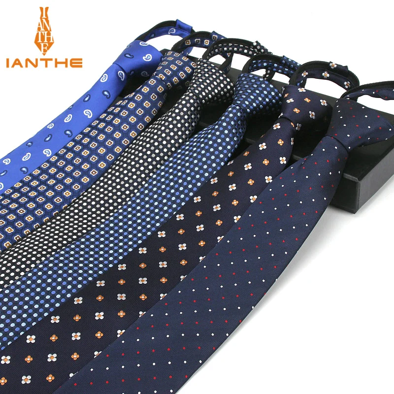 6cm Men's business suits Zipper Tie Fashion business wedding party casual skinny neckties slim strip dot paisley Neck ties 
6cm Men's business suits Zipper Tie Fashion business wedding party casual skinny neckties slim strip dot paisley Neck ties