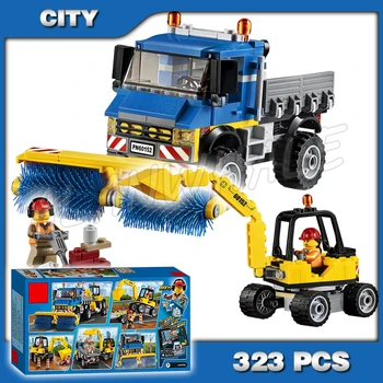 323pcs City Great Vehicles Sweeper & Excavator Model Building Blocks 10651 Assemble Bricks Children Kid Toy Compatible with
323pcs City Great Vehicles Sweeper & Excavator Model Building Blocks 10651 Assemble Bricks Children Kid Toy Compatible with