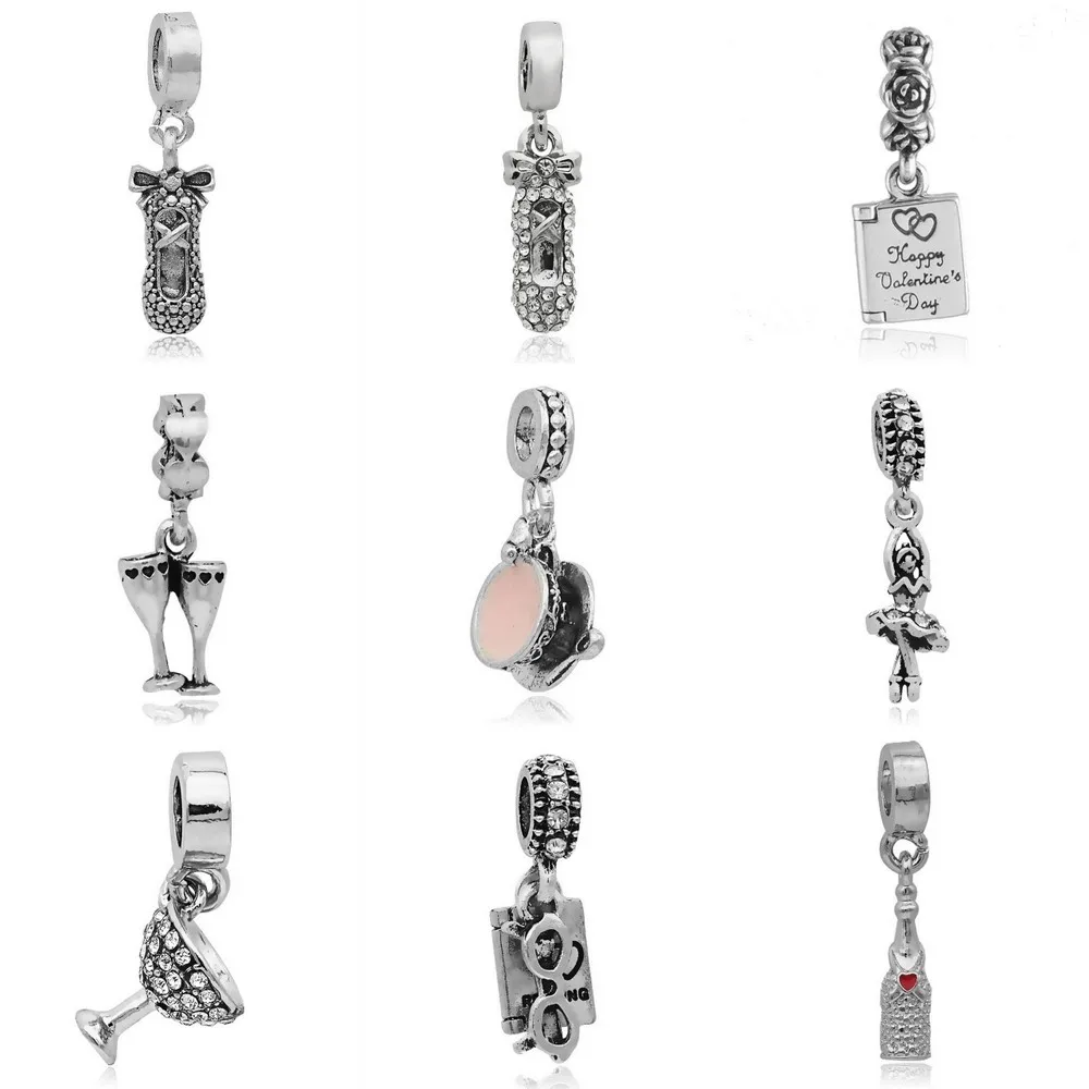 2019 New Silver Drink Cup Ballet Dancer Shoe Pendants Dangle European Bead DIY Charm Beads Fit For Pandora Charms Bracelet
2019 New Silver Drink Cup Ballet Dancer Shoe Pendants Dangle European Bead DIY Charm Beads Fit For Pandora Charms Bracelet