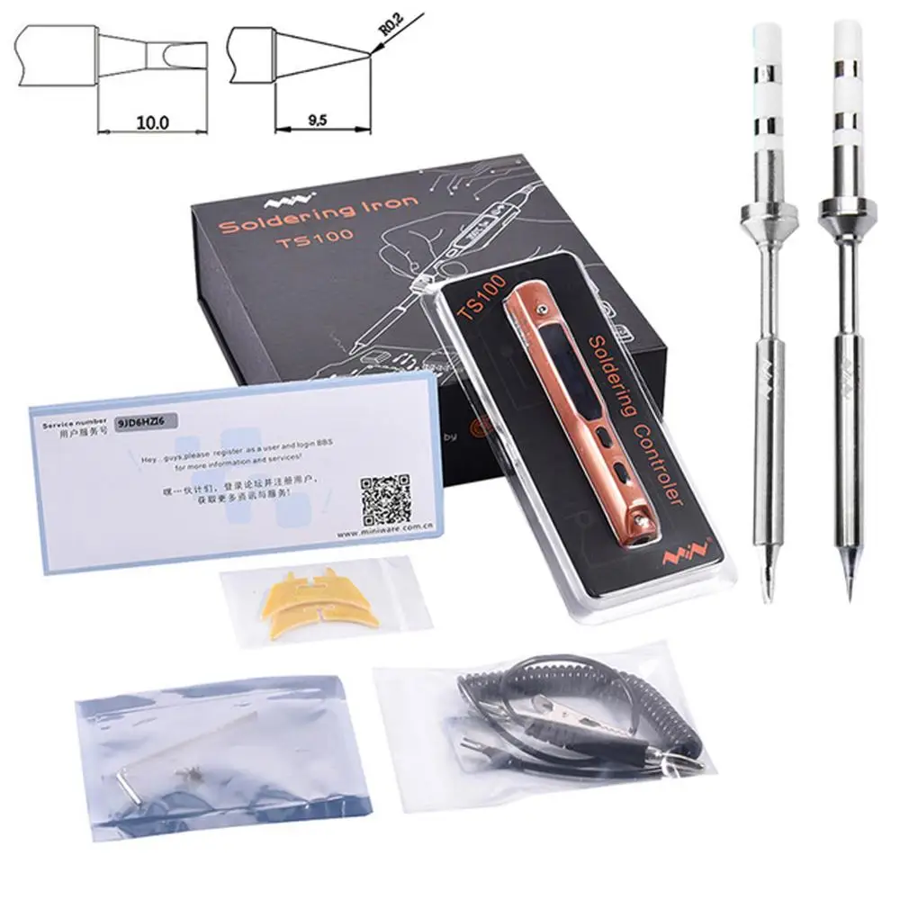 Full Set Intelligent Programmable Electric Soldering Iron Digital LCD TS100 Mini Soldering Iron Control Terminal BC2+I/K+I/D24+I
Full Set Intelligent Programmable Electric Soldering Iron Digital LCD TS100 Mini Soldering Iron Control Terminal BC2+I/K+I/D24+I