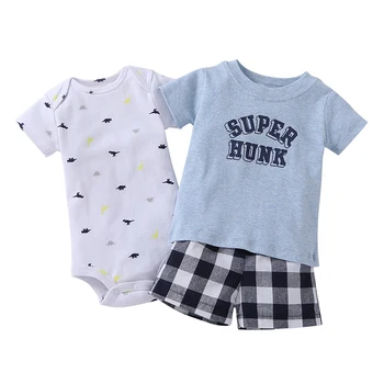 2019 Limited Hot Sale Hot! High Quality Borrowers Baby Boy And Girl Set Clothes Short T-shirt + Shorts Or Sliders 3 Pcs. Of
2019 Limited Hot Sale Hot! High Quality Borrowers Baby Boy And Girl Set Clothes Short T-shirt + Shorts Or Sliders 3 Pcs. Of