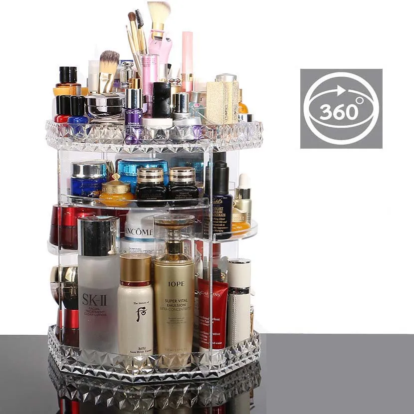 Fashion DIY 360 Degree Rotation Transparent Acrylic Cosmetics Storage Box Fashion Multi-function Detachable Makeup Beauty Organ
Fashion DIY 360 Degree Rotation Transparent Acrylic Cosmetics Storage Box Fashion Multi-function Detachable Makeup Beauty Organ