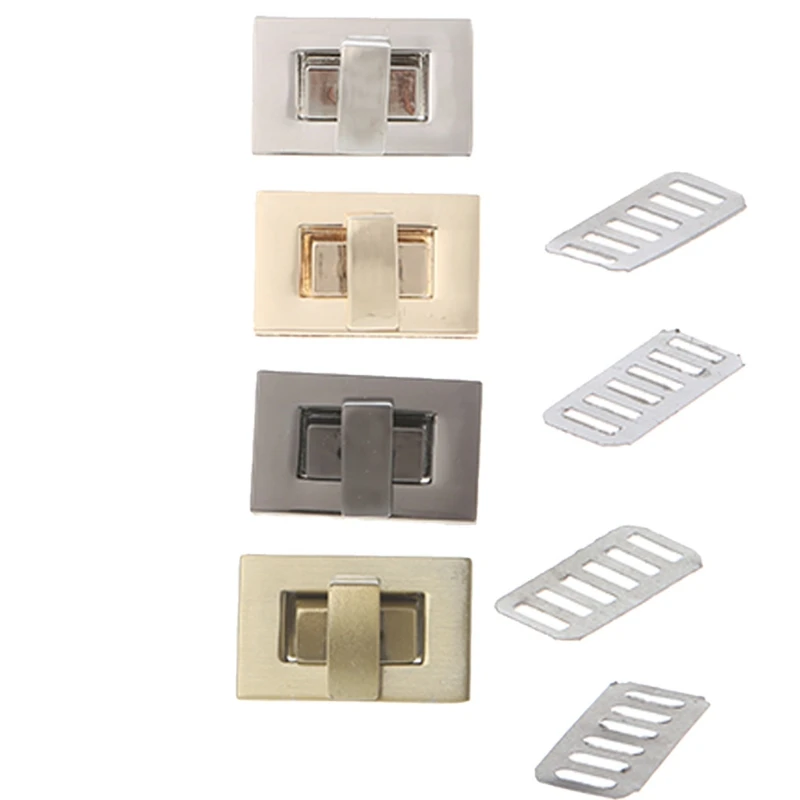 THINKTHENDO Metal Rectangle Shape Clasp Turn Lock Twist Lock DIY Handbag Bag Purse Hardware
THINKTHENDO Metal Rectangle Shape Clasp Turn Lock Twist Lock DIY Handbag Bag Purse Hardware