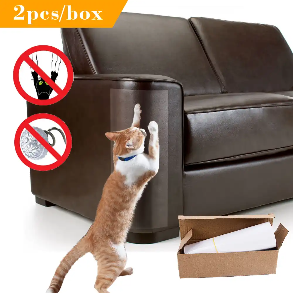 2pcs Lot Sofa Cat Claw Protector Self Adhesie Protect Pads Cat