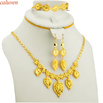 Ethiopian Jewelry Set Gold Color African Wedding Gift Arab Bride Dowry Necklace/Bracelet/Earrings Women Fashion
Ethiopian Jewelry Set Gold Color African Wedding Gift Arab Bride Dowry Necklace/Bracelet/Earrings Women Fashion