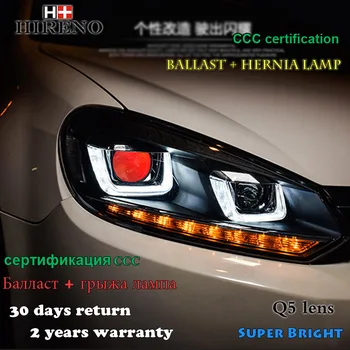 Hireno Headlamp for 2009-12 Volkswagen Golf 6 Golf6 Headlight Assembly LED DRL Angel Lens Double Beam HID Xenon 2pcs
Hireno Headlamp for 2009-12 Volkswagen Golf 6 Golf6 Headlight Assembly LED DRL Angel Lens Double Beam HID Xenon 2pcs