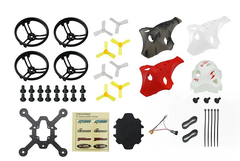 Kingkong ET V2 ET100 ET115 ET125 Frame Kit w/ LED Buzzer Canopy Frame Board 4Pairs Propeller Prop Guard For RC Model Plane DIY
Kingkong ET V2 ET100 ET115 ET125 Frame Kit w/ LED Buzzer Canopy Frame Board 4Pairs Propeller Prop Guard For RC Model Plane DIY