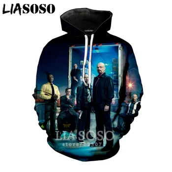 LIASOSO 2019 Winter New Men Women Sweatshirt 3D Print TV Series Breaking Bad Hoodie Long Sleeve Casual Harajuku Pullover B186-14
LIASOSO 2019 Winter New Men Women Sweatshirt 3D Print TV Series Breaking Bad Hoodie Long Sleeve Casual Harajuku Pullover B186-14