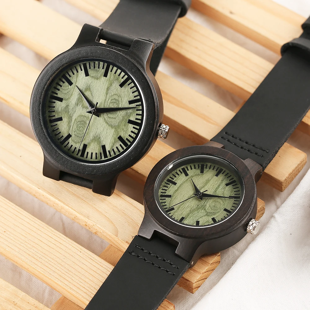 YISUYA Couple Wirst Watch Bamboo Wooden Lovers' Watches Nature Handmade Men Women Valentine's Gift Sweet Honey Watch Gift Clock (11)