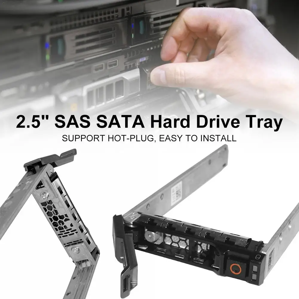 2.5/" SATA SAS Hard Drive Tray Caddy For Dell PowerEdge R620 US Seller Lot of 10