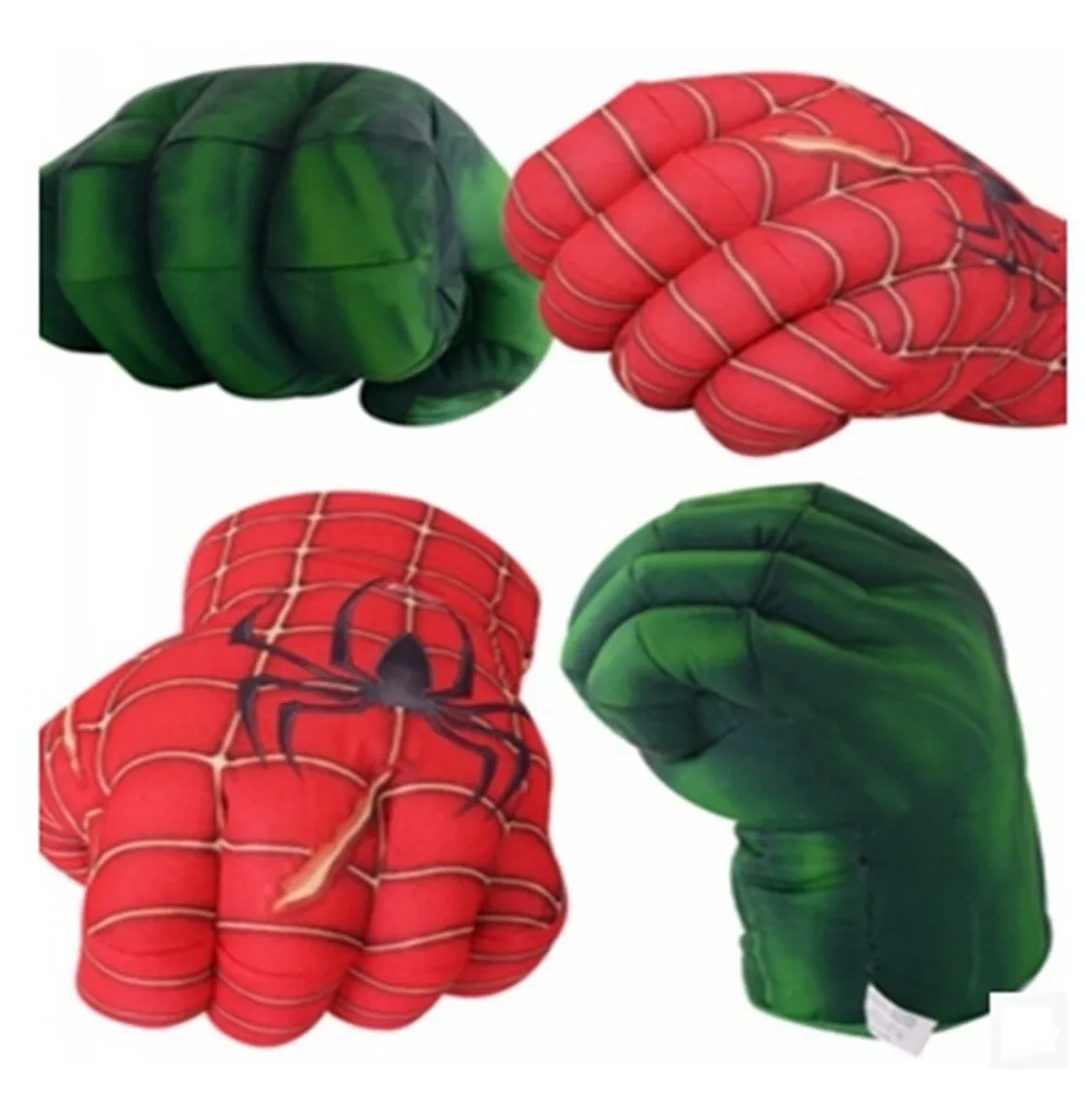 Super Hero 1 pcs 33cm Height Hulk & Spiderman & Boxing Gloves Plush-filled Boxing Gloves Children's Birthday Gift
Super Hero 1 pcs 33cm Height Hulk & Spiderman & Boxing Gloves Plush-filled Boxing Gloves Children's Birthday Gift