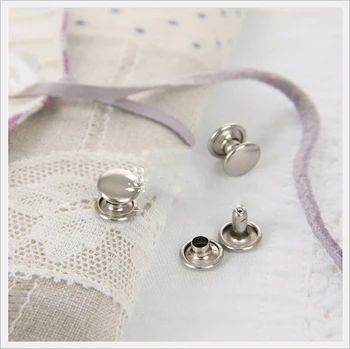 DIY double side silver color metal rivet and studs for sewing clothing leather craft decoration 500sets/lot
DIY double side silver color metal rivet and studs for sewing clothing leather craft decoration 500sets/lot