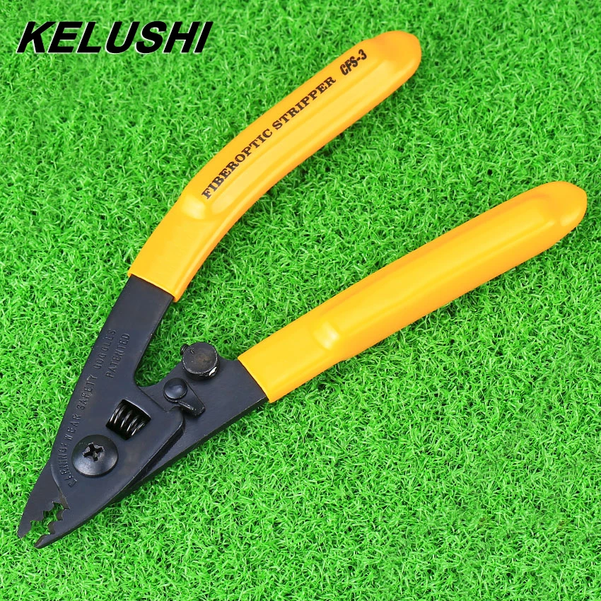 KELUSHI CFS-3 three-port Fibre Stripper CFS-3 Fiber Stripping Pliers / Wire Strippers FTTP Tools Miller Optical Fiber Stripping
KELUSHI CFS-3 three-port Fibre Stripper CFS-3 Fiber Stripping Pliers / Wire Strippers FTTP Tools Miller Optical Fiber Stripping