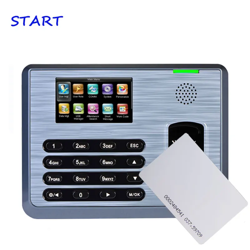 TX628 Linux System Biometric Fingerprint Time Attendance Employee Attendance Fingerprint Time Clock With 125KHZ RFID Card Reader
TX628 Linux System Biometric Fingerprint Time Attendance Employee Attendance Fingerprint Time Clock With 125KHZ RFID Card Reader