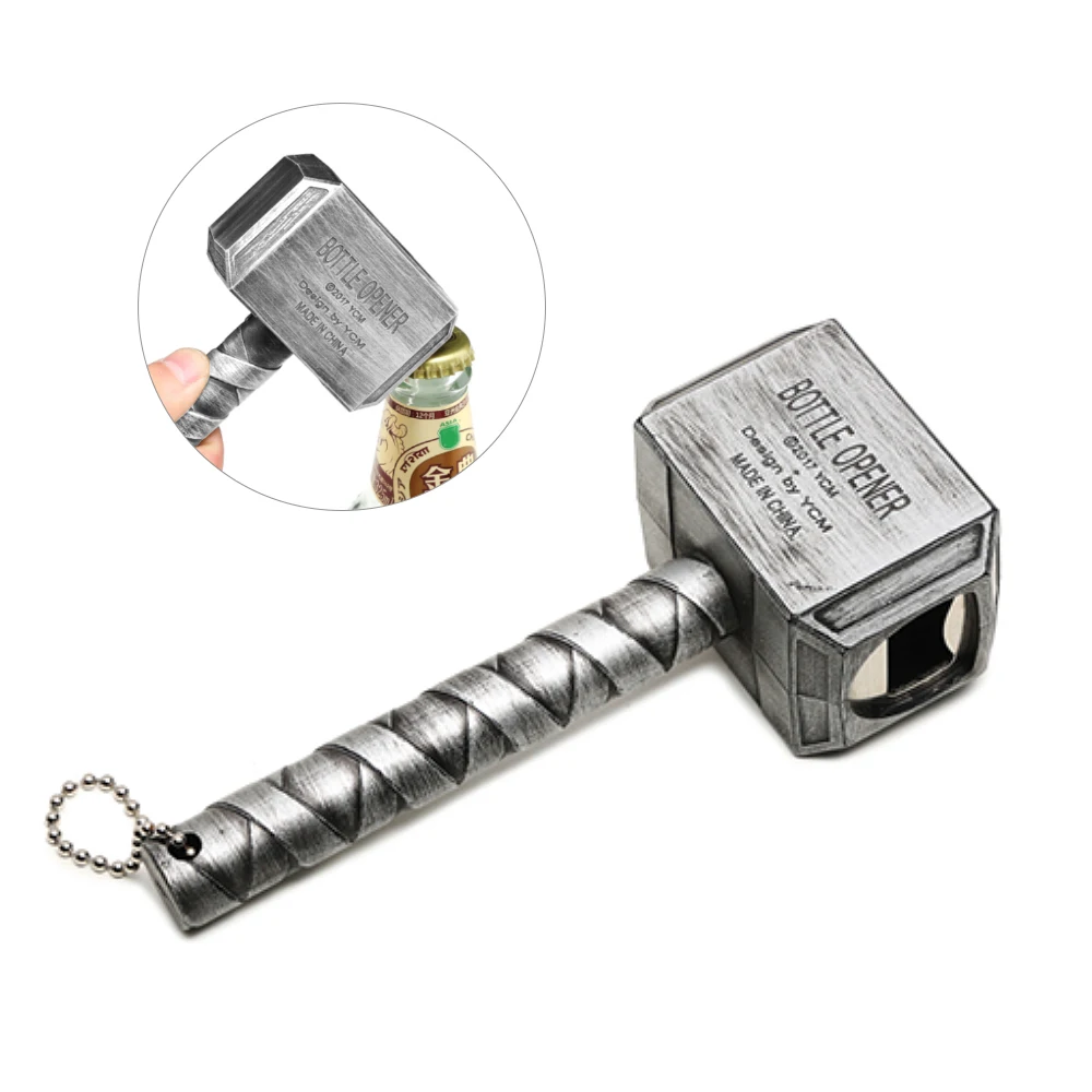 Silver Beer Bottle Openers Multifunction Hammer Of Thor Shaped Beer Bottle Opener With Long Handle Bottler Opener Beer Caps Open
Silver Beer Bottle Openers Multifunction Hammer Of Thor Shaped Beer Bottle Opener With Long Handle Bottler Opener Beer Caps Open