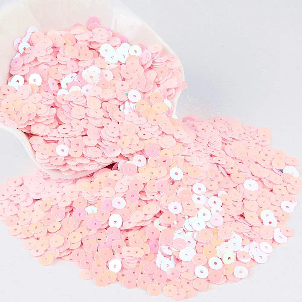 Description Picture 5 of itemPink Sequins 3mm-30mm Flat Round PVC Loose Sequins for Craft Paillette Sewing Decoration DIY Accessory Lentejuelas Para Coser